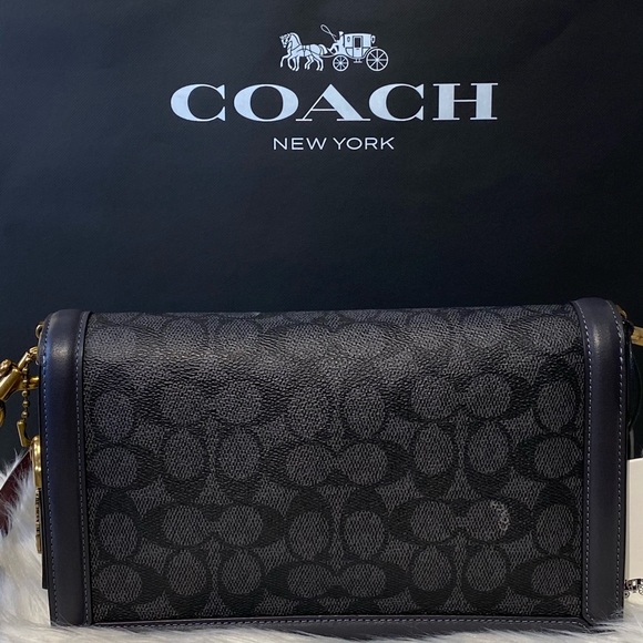 💰SOLD - 31070 - Coach Riley in Signature Canvas - Picture 6 of 14